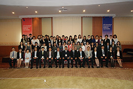 A group photo following the closing ceremony